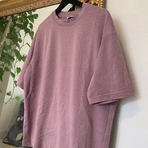 UNIQLO Purple Oversized T-Shirt - Large